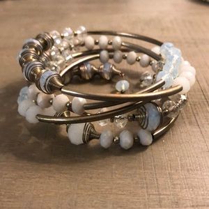 Layered gold bracelet